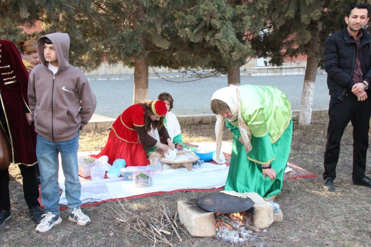 Goranboyun Hazırəhmədli kəndində Yel çərşənbəsi qeyd olundu - FOTOLAR